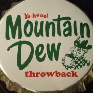 YA-HOOOO! MOUNTAIN DEW THROWBACK COLLECTABLE ORIGIINAL WALL DECOR NEW NEVER USED